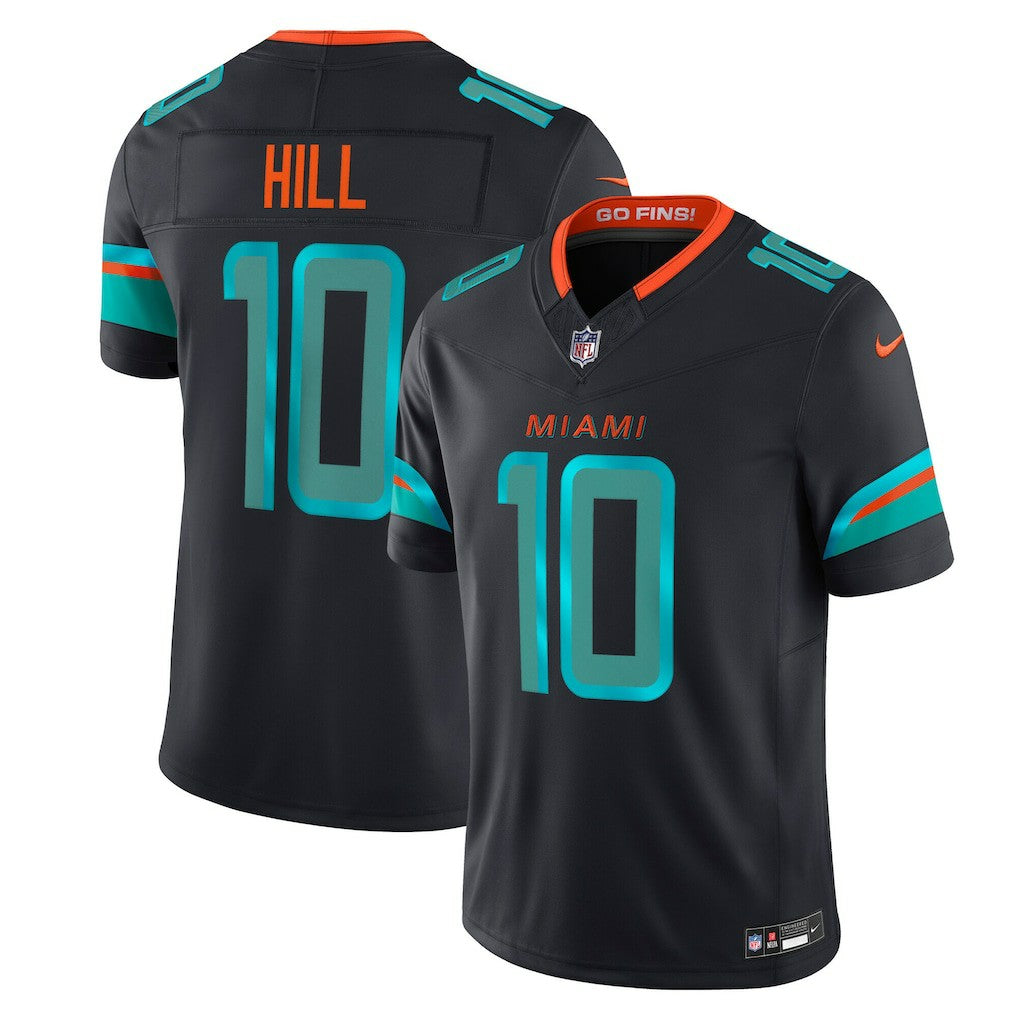 Tyreek Hill Miami Dolphins 2025 Rivalries Collection Limited Jersey Pitch Blue