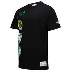 Boston Celtics Black Out Collection Vintage Premium T-Shirt Black