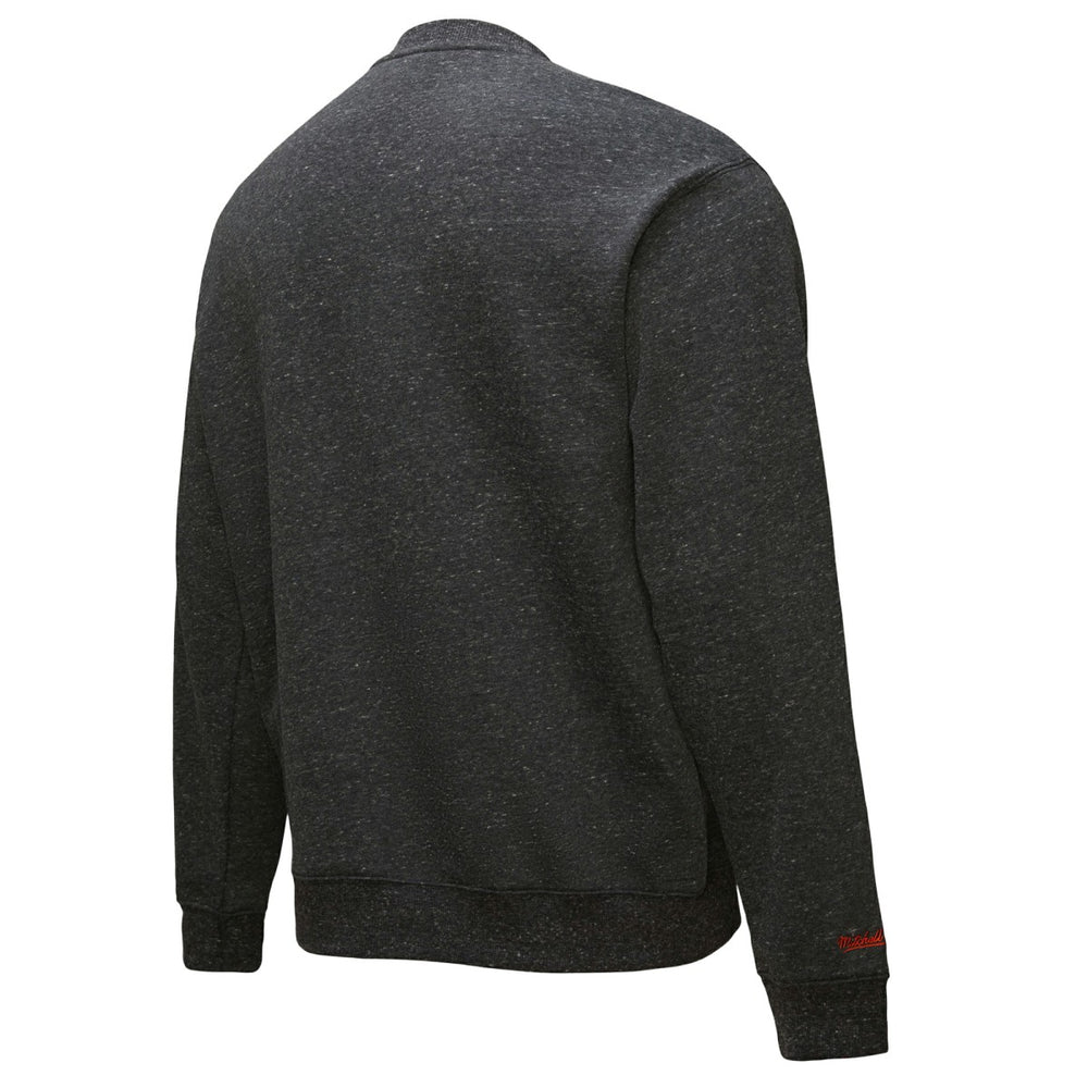 New York Knicks Hardwood Classics Blackout Collection Snow Washed Pullover Sweatshirt Black