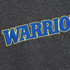 Golden State Warriors Black Out Collection Snow Washed Vintage Logo Pullover Sweatshirt Black
