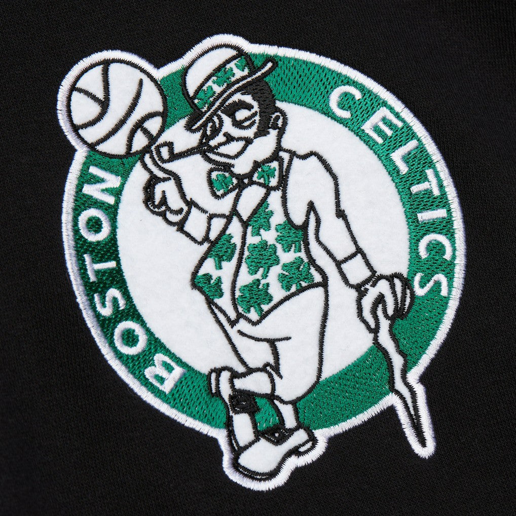 Boston Celtics Hardwood Classics Blackout Collection Pullover Hoodie Black