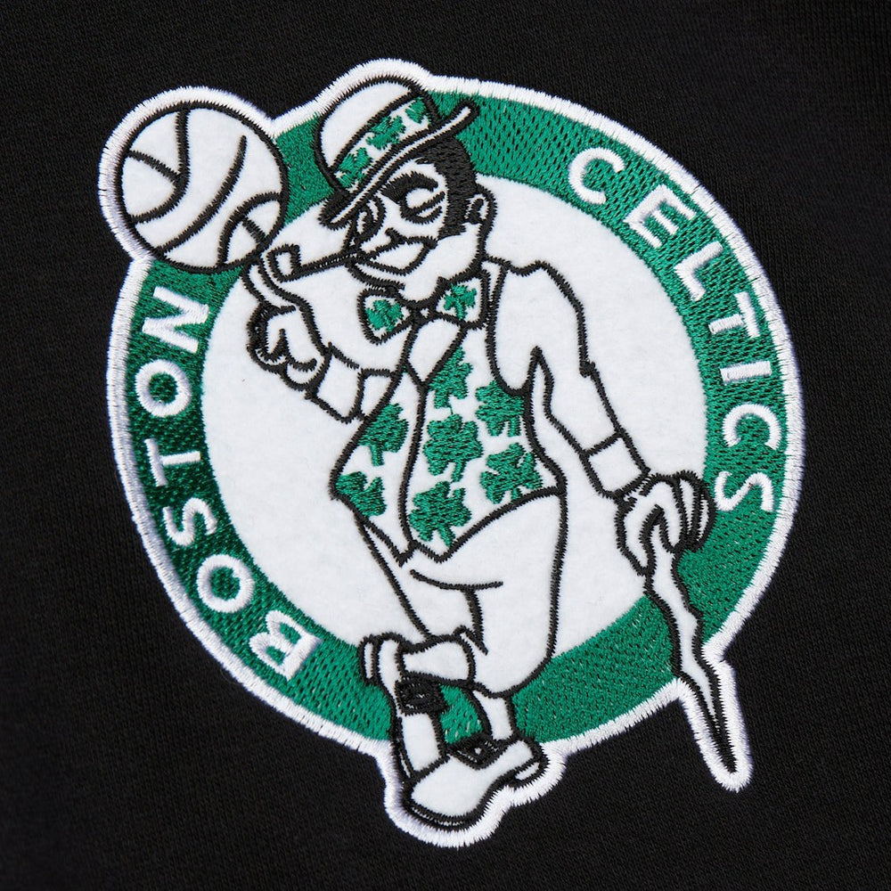 Boston Celtics Hardwood Classics Blackout Collection Pullover Hoodie Black