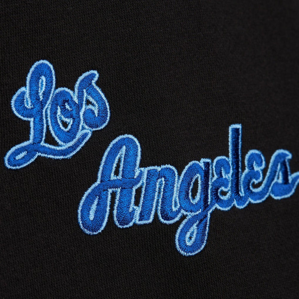 Los Angeles Lakers Hardwood Classics Blackout Collection Pullover Hoodie Black