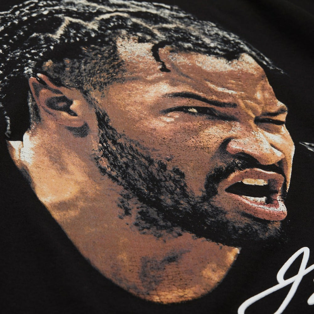 Jalen Brunson NBA Unisex Real Big Face Player T-Shirt Black