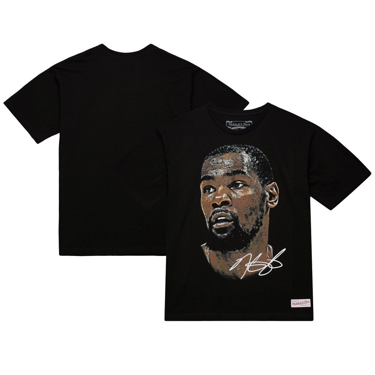 Kevin Durant NBA Unisex Real Big Face Player T-Shirt Black