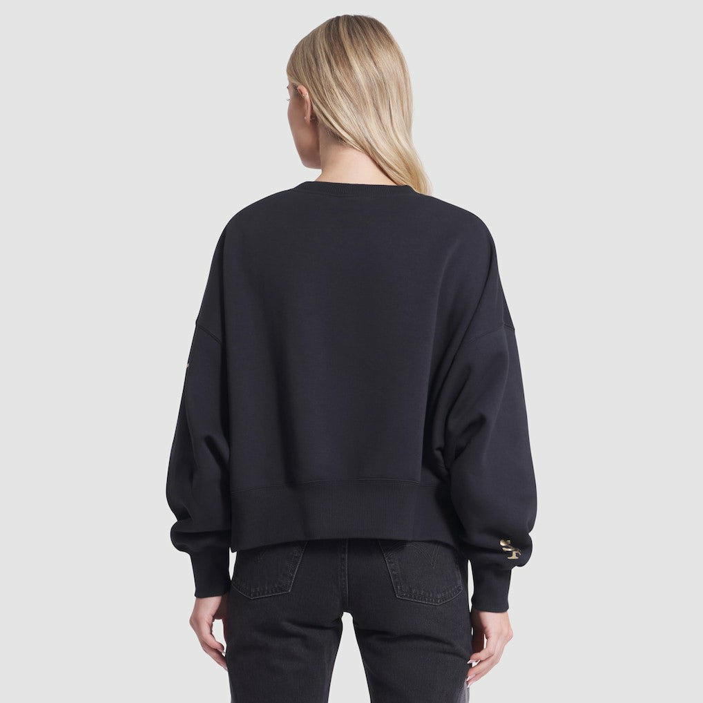 San Francisco 49ers Women's 2025 Rivalries Collection Oversized Phoenix Fleece Sweatshirt Black
