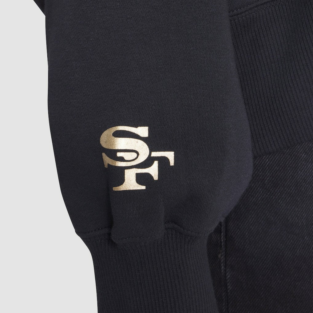 San Francisco 49ers Women's 2025 Rivalries Collection Oversized Phoenix Fleece Sweatshirt Black