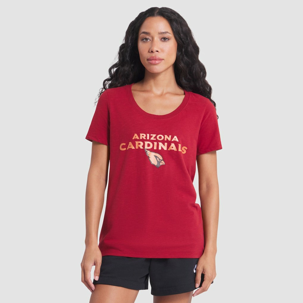 Arizona Cardinals Women's 2025 Rivalries Collection Slub Dri-FIT T-Shirt Red