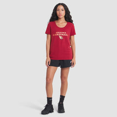 Arizona Cardinals Women's 2025 Rivalries Collection Slub Dri-FIT T-Shirt Red