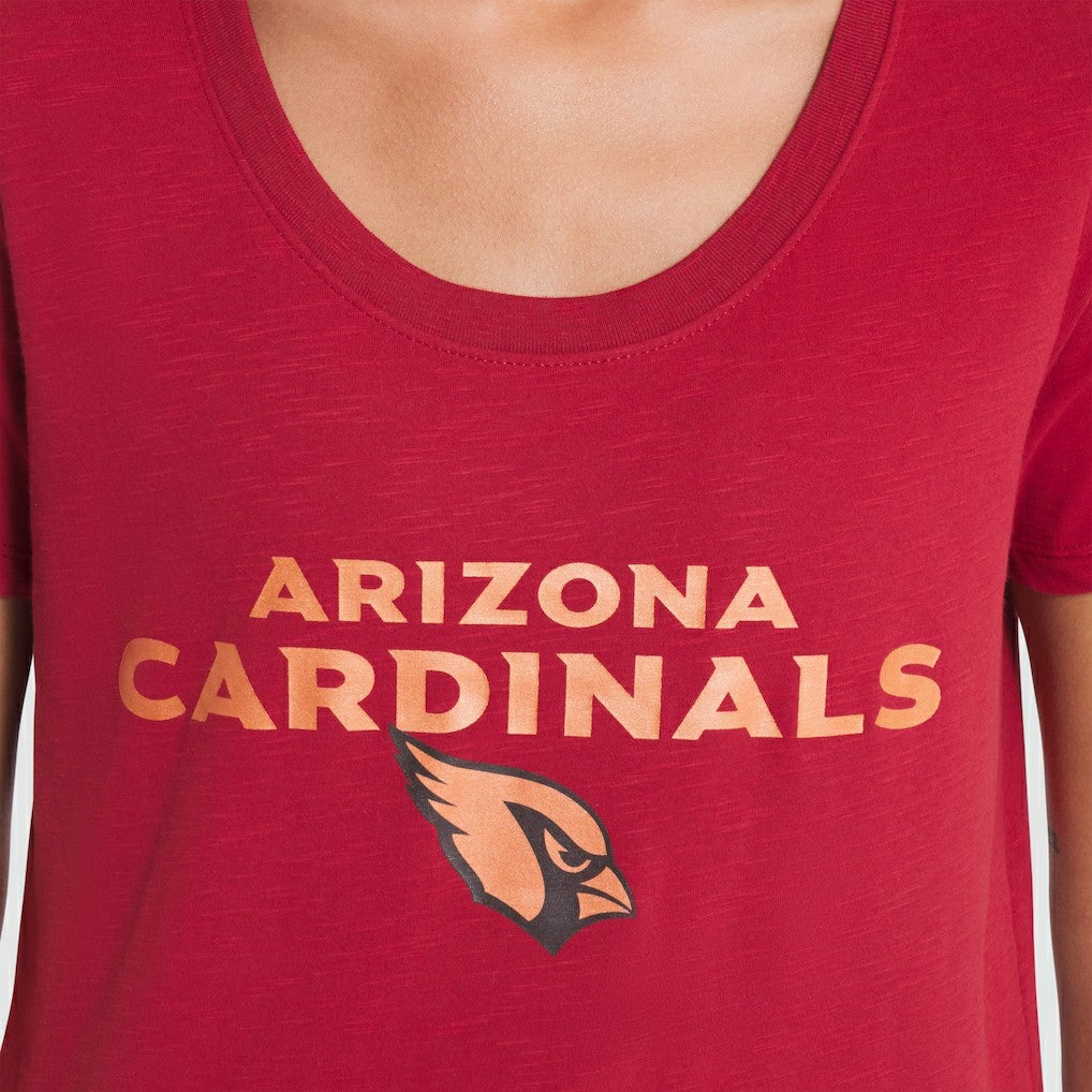 Arizona Cardinals Women's 2025 Rivalries Collection Slub Dri-FIT T-Shirt Red