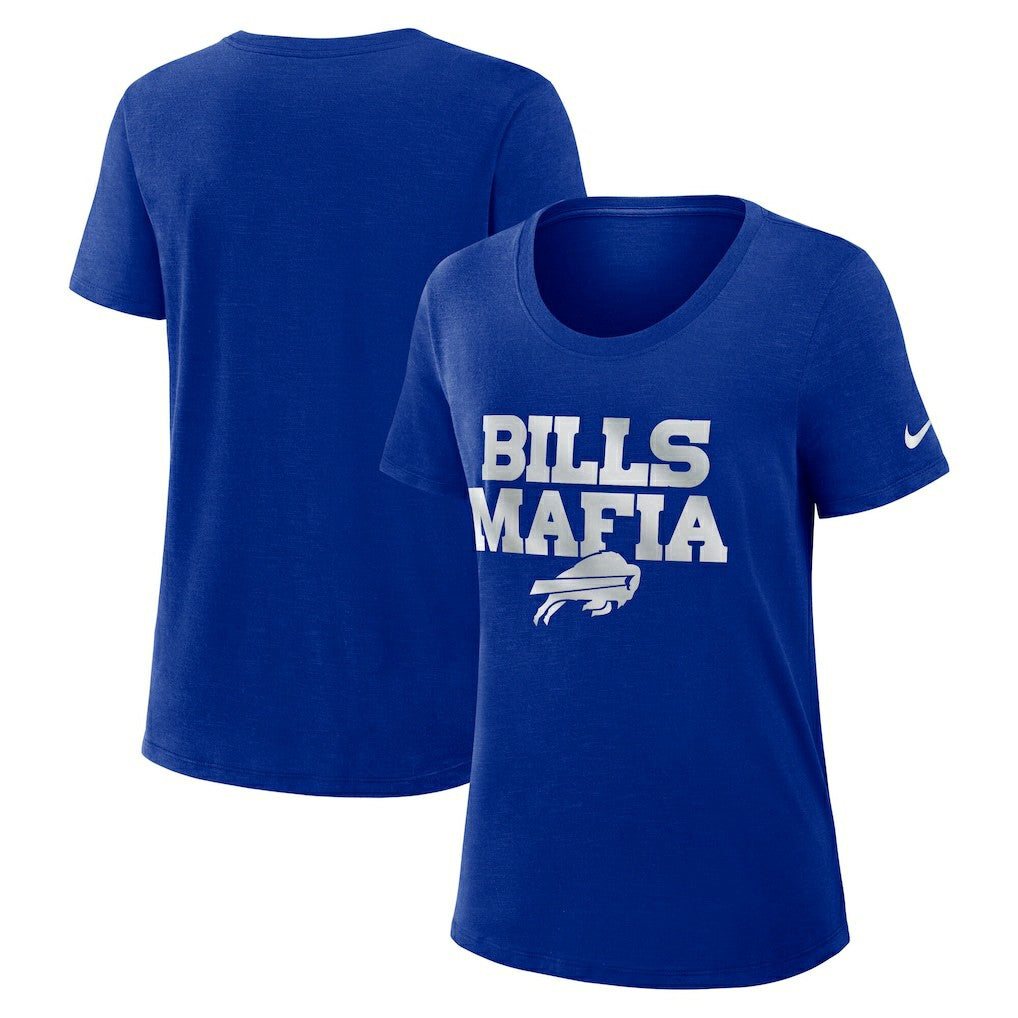 Buffalo Bills Women's 2025 Rivalries Collection Slub Dri-FIT T-Shirt Royal