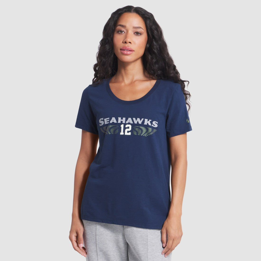 Seattle Seahawks Women's 2025 Rivalries Collection Slub Dri-FIT T-Shirt College Navy