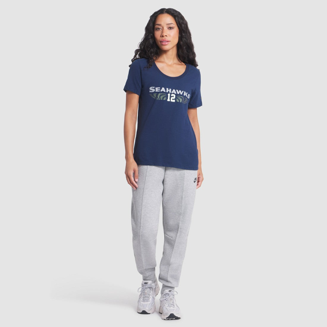 Seattle Seahawks Women's 2025 Rivalries Collection Slub Dri-FIT T-Shirt College Navy