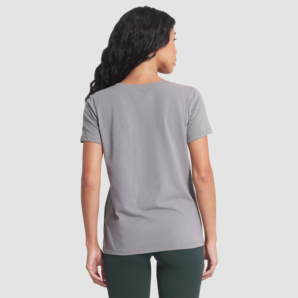 New York Jets Women's 2025 Rivalries Collection Slub Dri-FIT T-Shirt Iron Ore