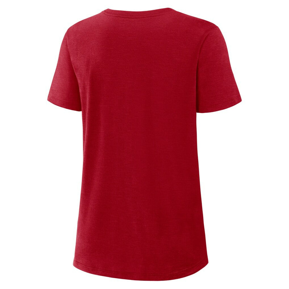 San Francisco 49ers Women's 2025 Rivalries Collection Slub Dri-FIT T-Shirt Scarlet