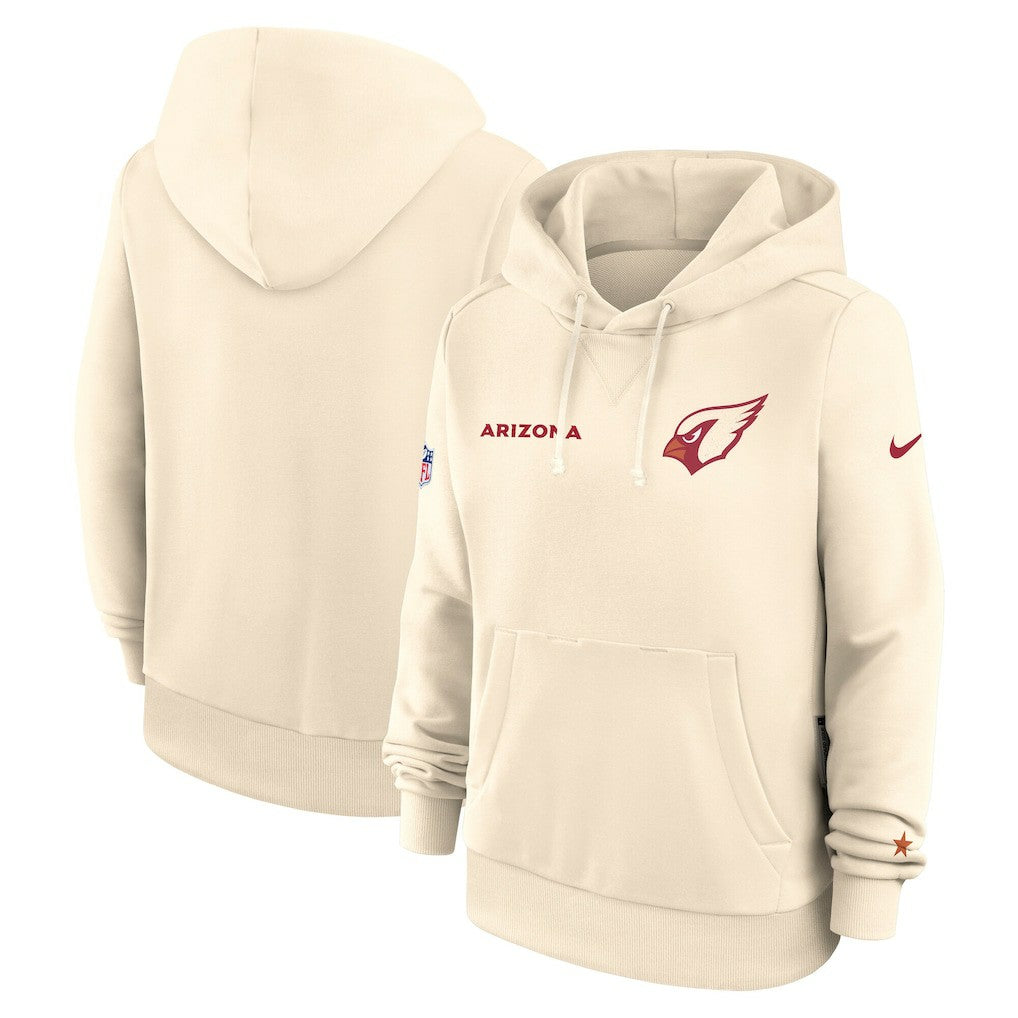 Arizona Cardinals Women's 2025 Rivalries Collection Standard Issue Sideline Dri-FIT Hoodie Natural
