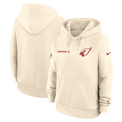 Arizona Cardinals Women's 2025 Rivalries Collection Standard Issue Sideline Dri-FIT Hoodie Natural
