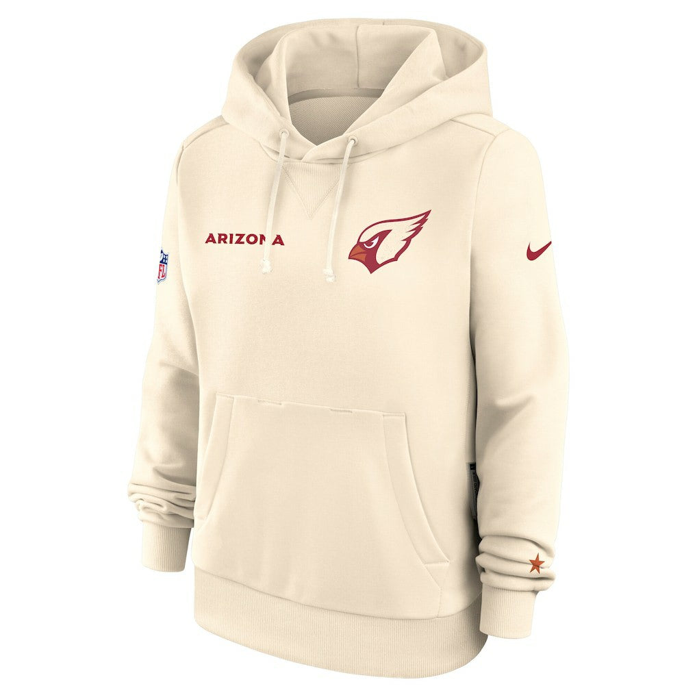 Arizona Cardinals Women's 2025 Rivalries Collection Standard Issue Sideline Dri-FIT Hoodie Natural