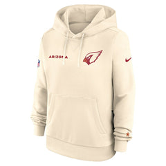 Arizona Cardinals Women's 2025 Rivalries Collection Standard Issue Sideline Dri-FIT Hoodie Natural