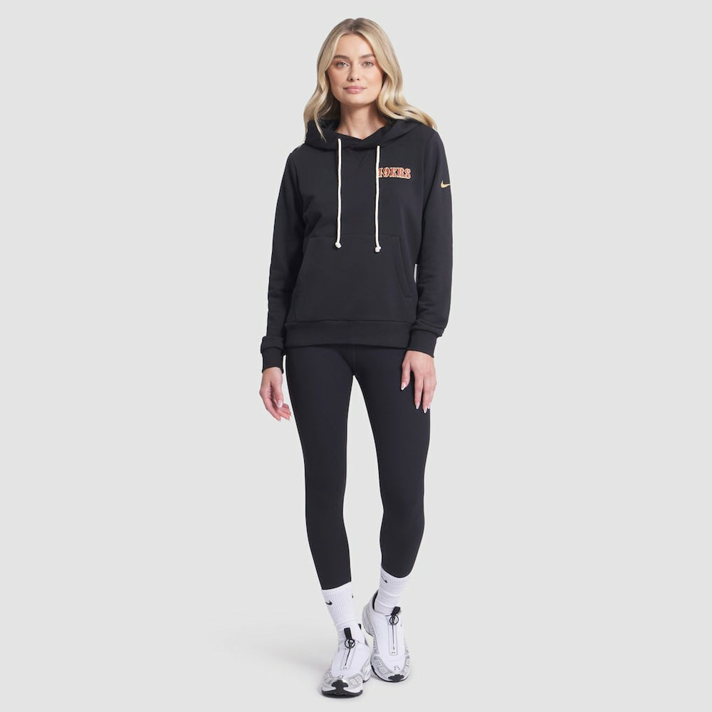 San Francisco 49ers Women's 2025 Rivalries Collection Standard Issue Sideline Dri-FIT Hoodie Black