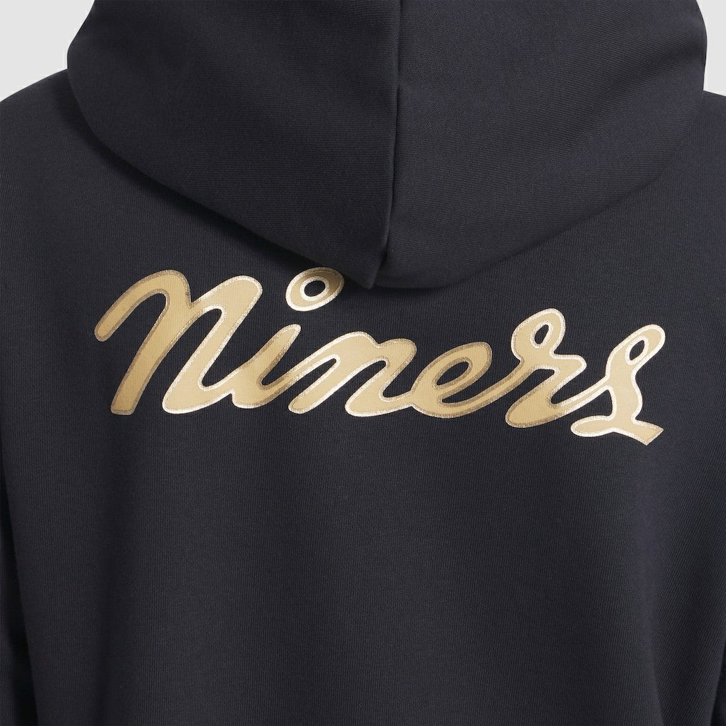 San Francisco 49ers Women's 2025 Rivalries Collection Standard Issue Sideline Dri-FIT Hoodie Black