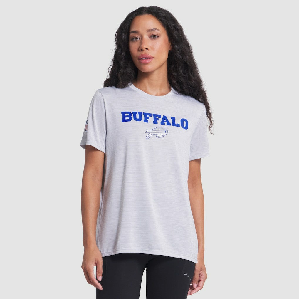 Buffalo Bills Women's 2025 Rivalries Collection Sideline Velocity Dri-FIT T-Shirt White