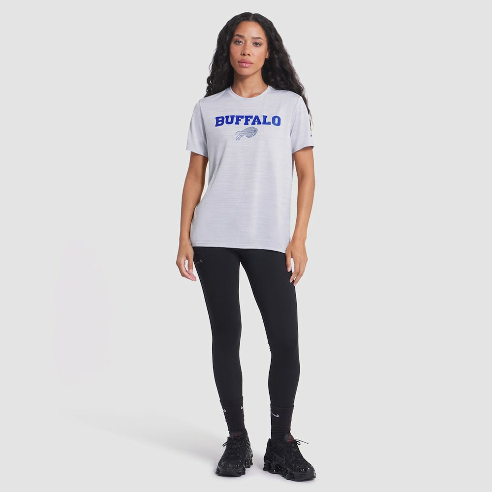 Buffalo Bills Women's 2025 Rivalries Collection Sideline Velocity Dri-FIT T-Shirt White