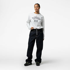 New York Yankees Mitchell & Ness Women's Cropped Toggle Pullover Sweatshirt - Heather Gray Pullover