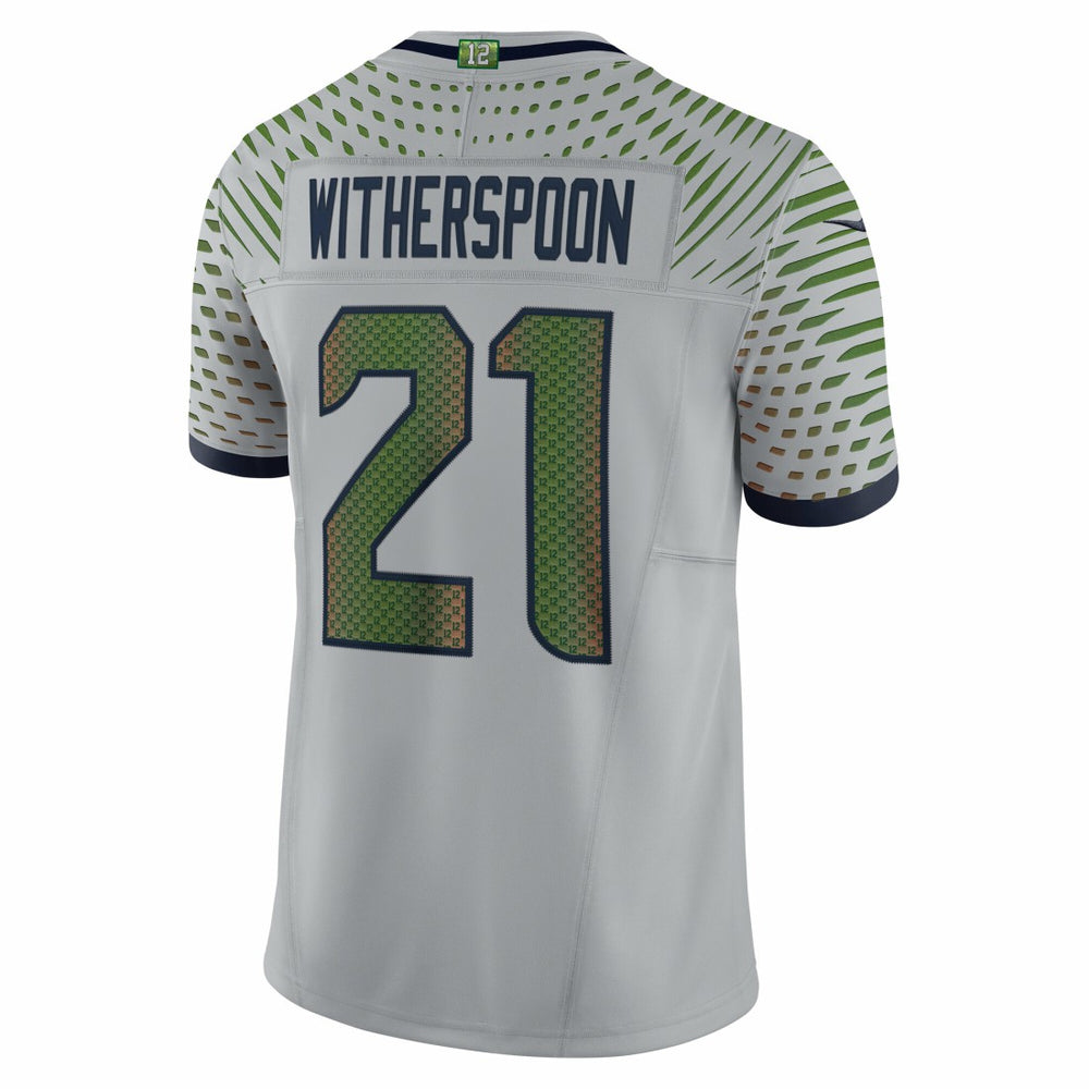 Devon Witherspoon Seattle Seahawks 2025 Rivalries Collection Limited Jersey Wolf Gray