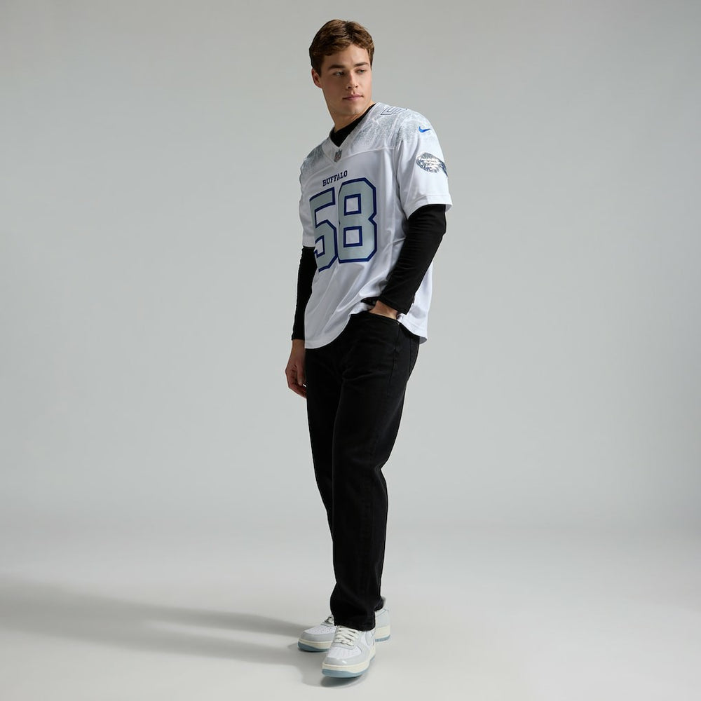 Matt Milano Buffalo Bills 2025 Rivalries Collection Limited Jersey White