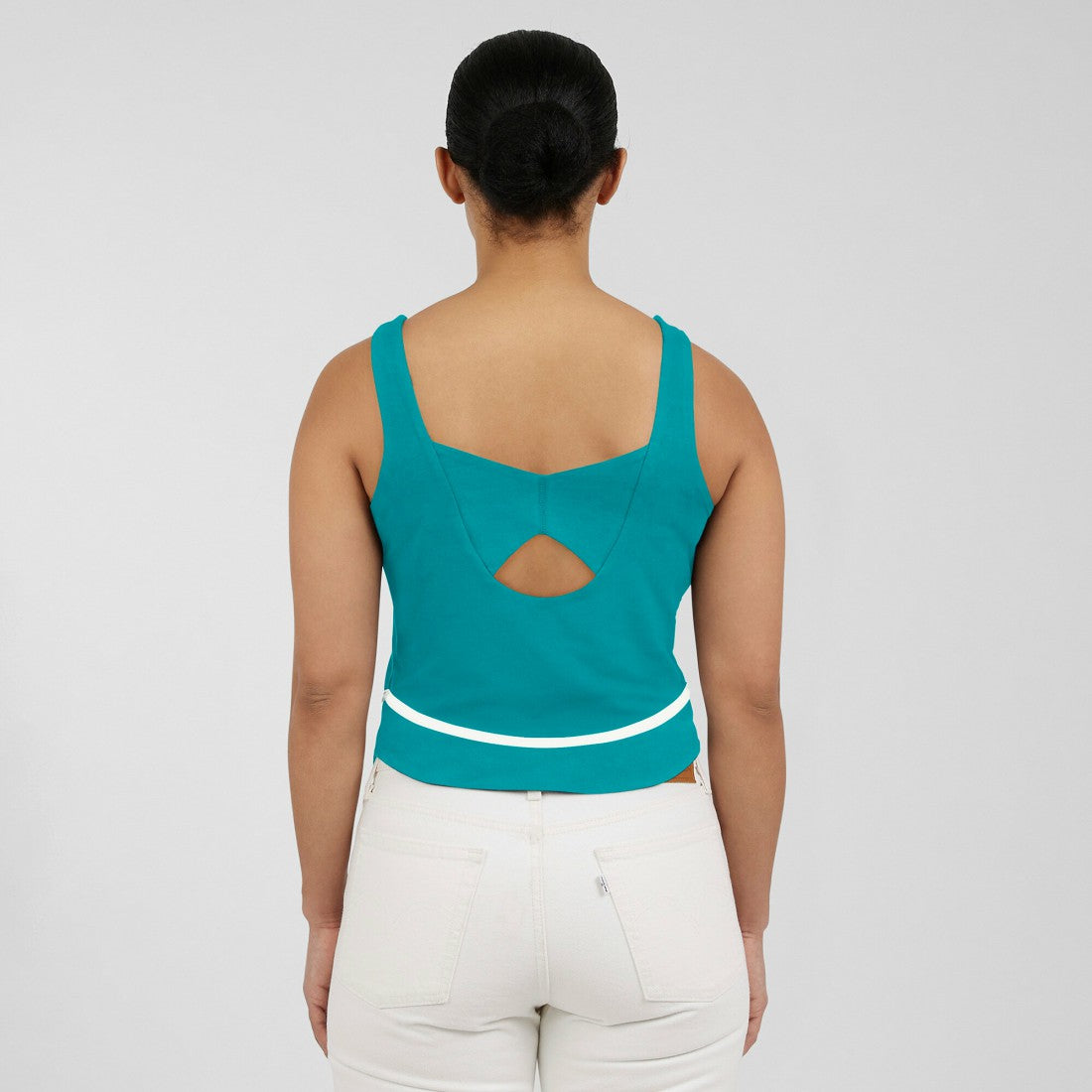 Miami Dolphins WEAR by Erin Andrews Women's Square Neck Tank Top Aqua