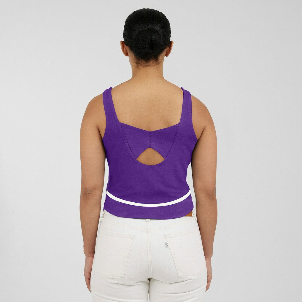 Minnesota Vikings WEAR by Erin Andrews Women's Square Neck Tank Top Purple