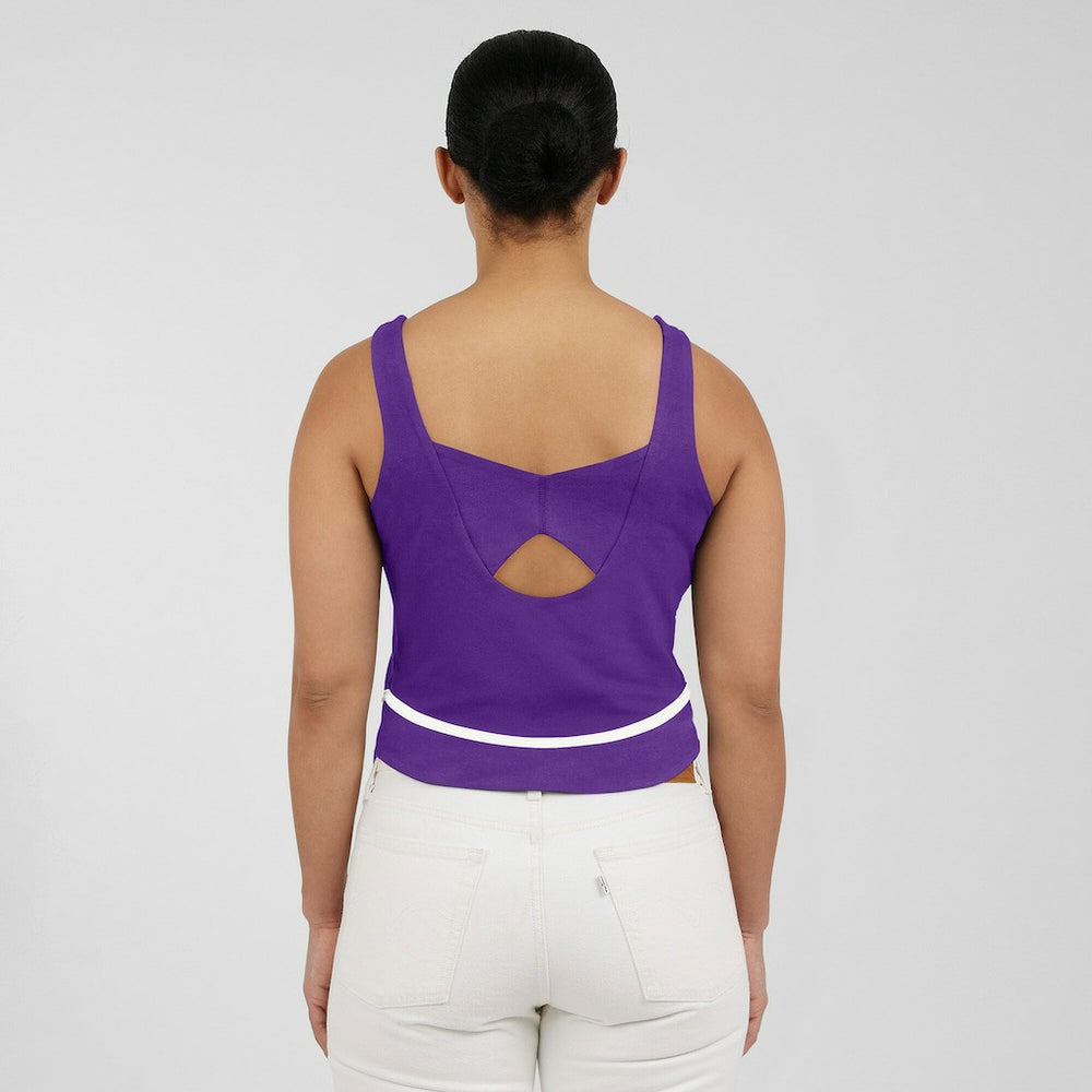 Minnesota Vikings WEAR by Erin Andrews Women's Square Neck Tank Top Purple