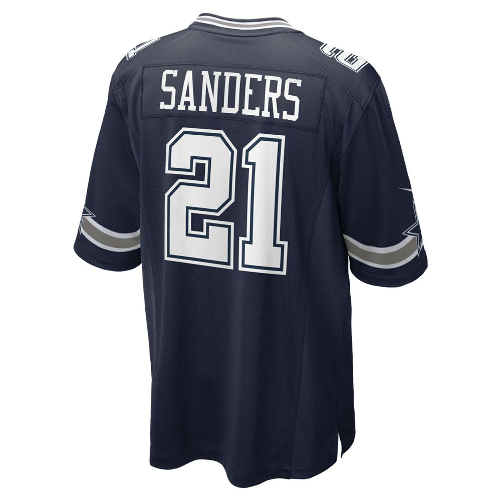 Deion Sanders Dallas Cowboys Team Retired Player Game Jersey Navy