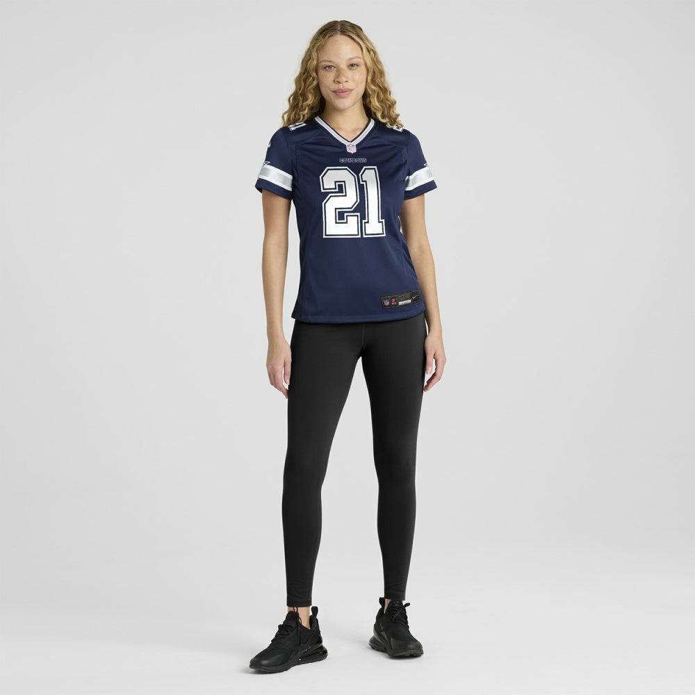 Deion Sanders Dallas Cowboys Women's Team Retired Player Game Jersey Navy