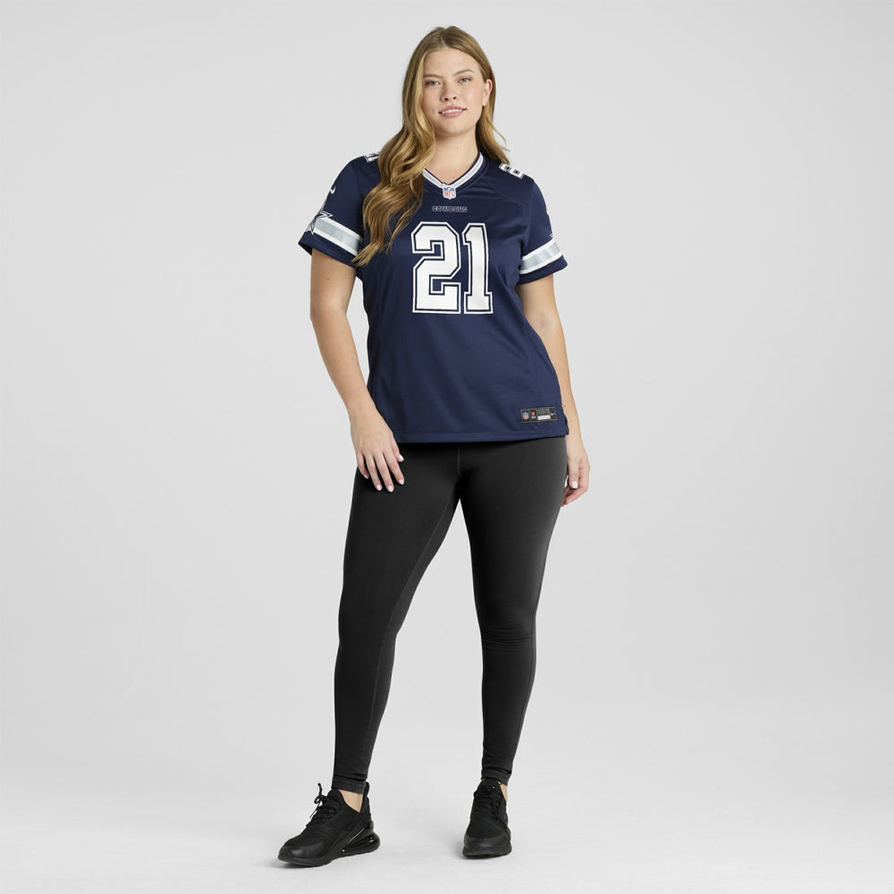 Deion Sanders Dallas Cowboys Women's Team Retired Player Game Jersey Navy