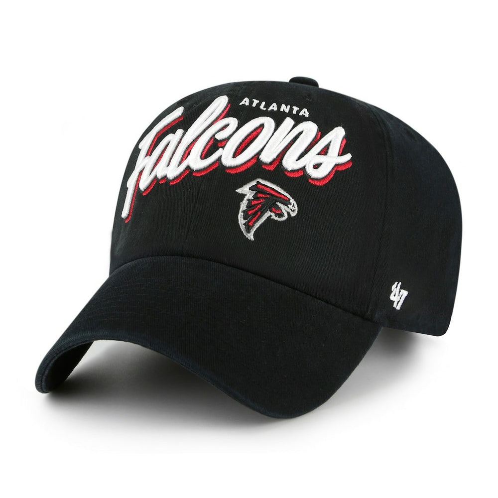 Atlanta Falcons '47 Women's Ariana Clean Up Adjustable Hat Black
