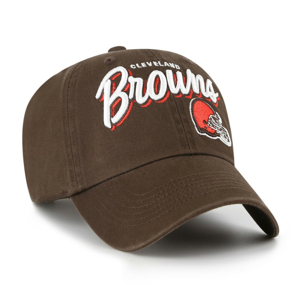 Cleveland Browns '47 Women's Ariana Clean Up Adjustable Hat Brown