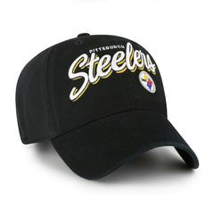 Pittsburgh Steelers '47 Women's Ariana Clean Up Adjustable Hat Black