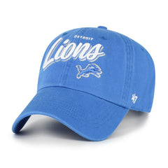 Detroit Lions '47 Women's Ariana Clean Up Adjustable Hat Blue