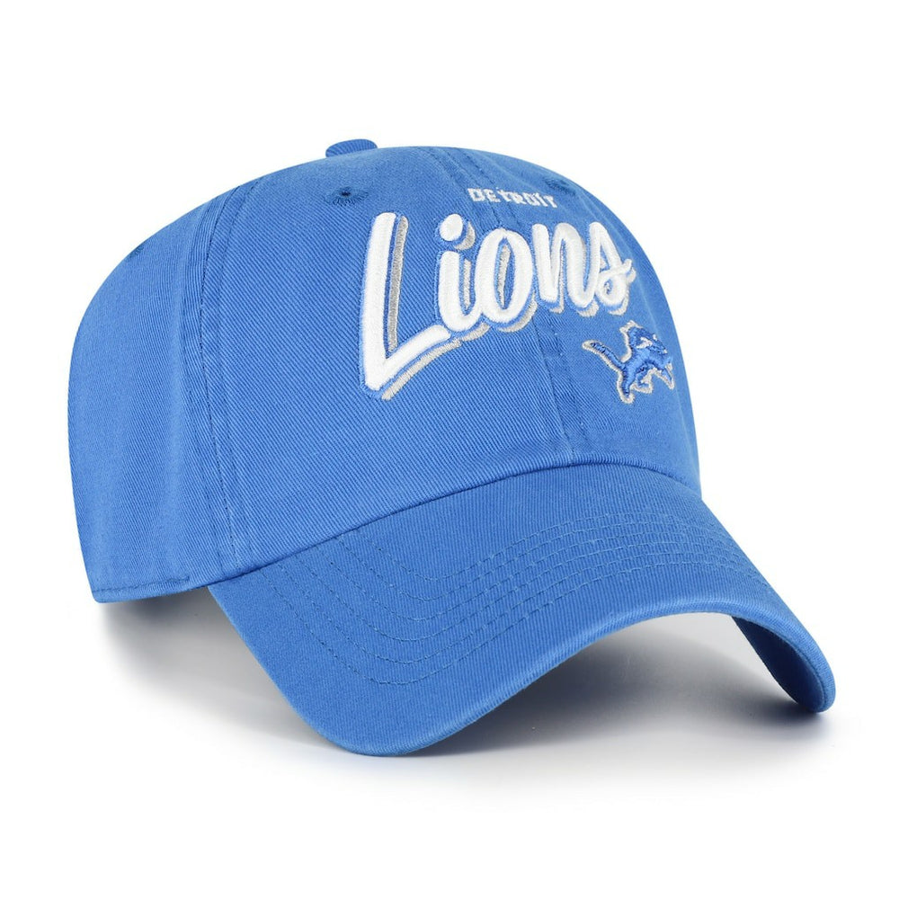 Detroit Lions '47 Women's Ariana Clean Up Adjustable Hat Blue