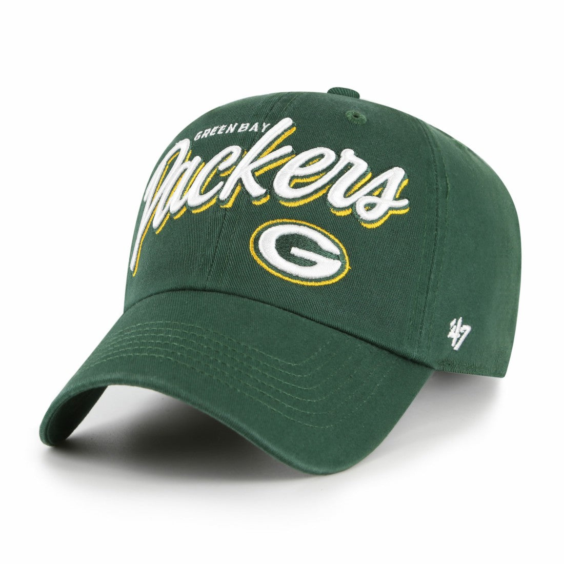 Green Bay Packers '47 Women's Ariana Clean Up Adjustable Hat Green