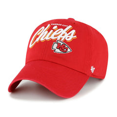 Kansas City Chiefs '47 Women's Ariana Clean Up Adjustable Hat Red