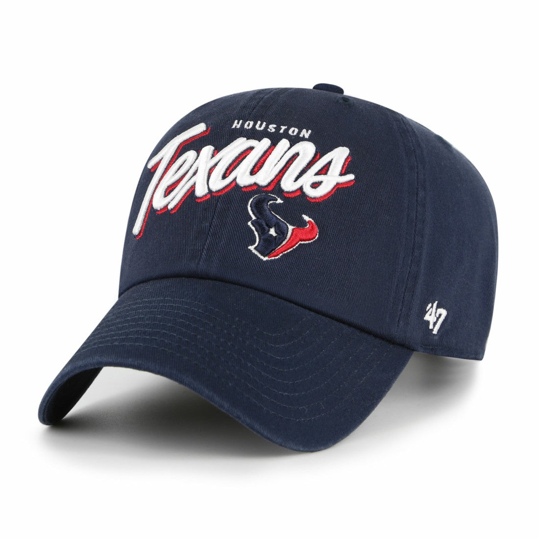 Houston Texans '47 Women's Ariana Clean Up Adjustable Hat Navy