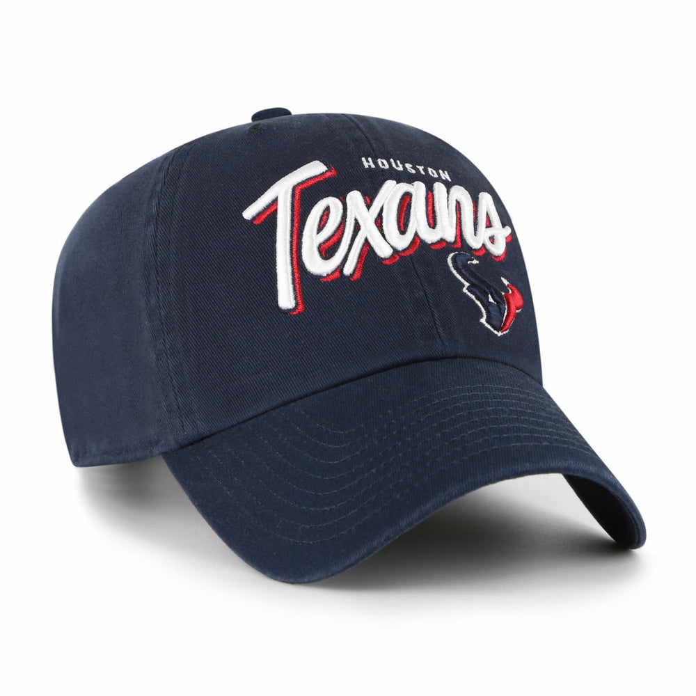 Houston Texans '47 Women's Ariana Clean Up Adjustable Hat Navy