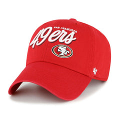 San Francisco 49ers '47 Women's Ariana Clean Up Adjustable Hat Scarlet