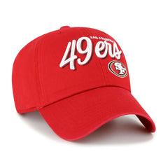 San Francisco 49ers '47 Women's Ariana Clean Up Adjustable Hat Scarlet