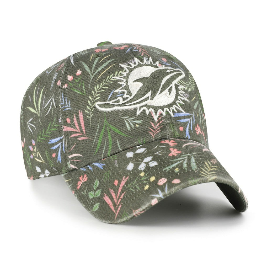 Miami Dolphins '47 Women's Verbena Clean Up Adjustable Hat Green