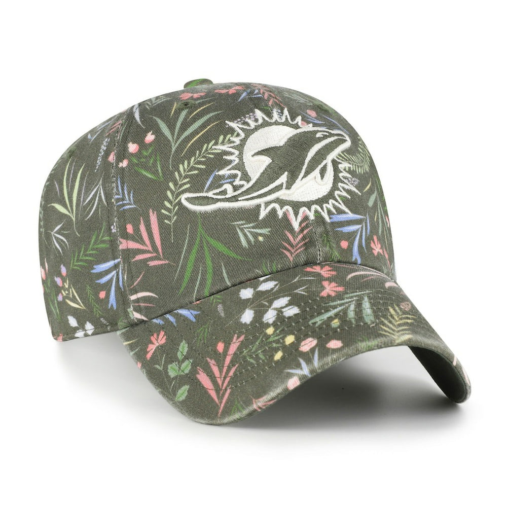 Miami Dolphins '47 Women's Verbena Clean Up Adjustable Hat Green