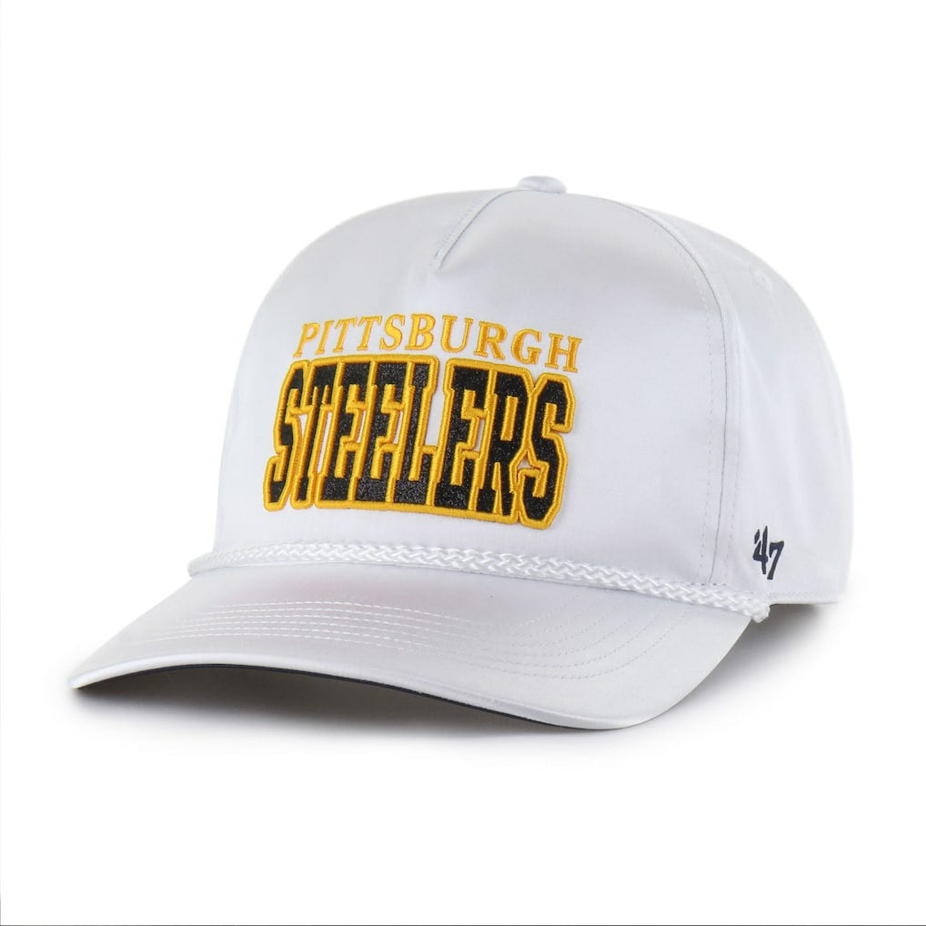 Pittsburgh Steelers '47 Women's Outspoken Hitch Adjustable Hat White